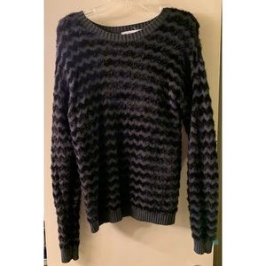 BCBGeneration Chevron Fuzzy Sweater NWOT